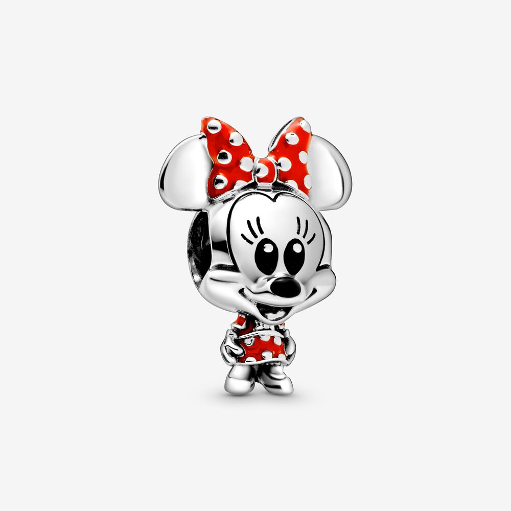 spend Nutrition skip Disney Minnie Mouse Dotted Dress & Bow Charm | Pandora US