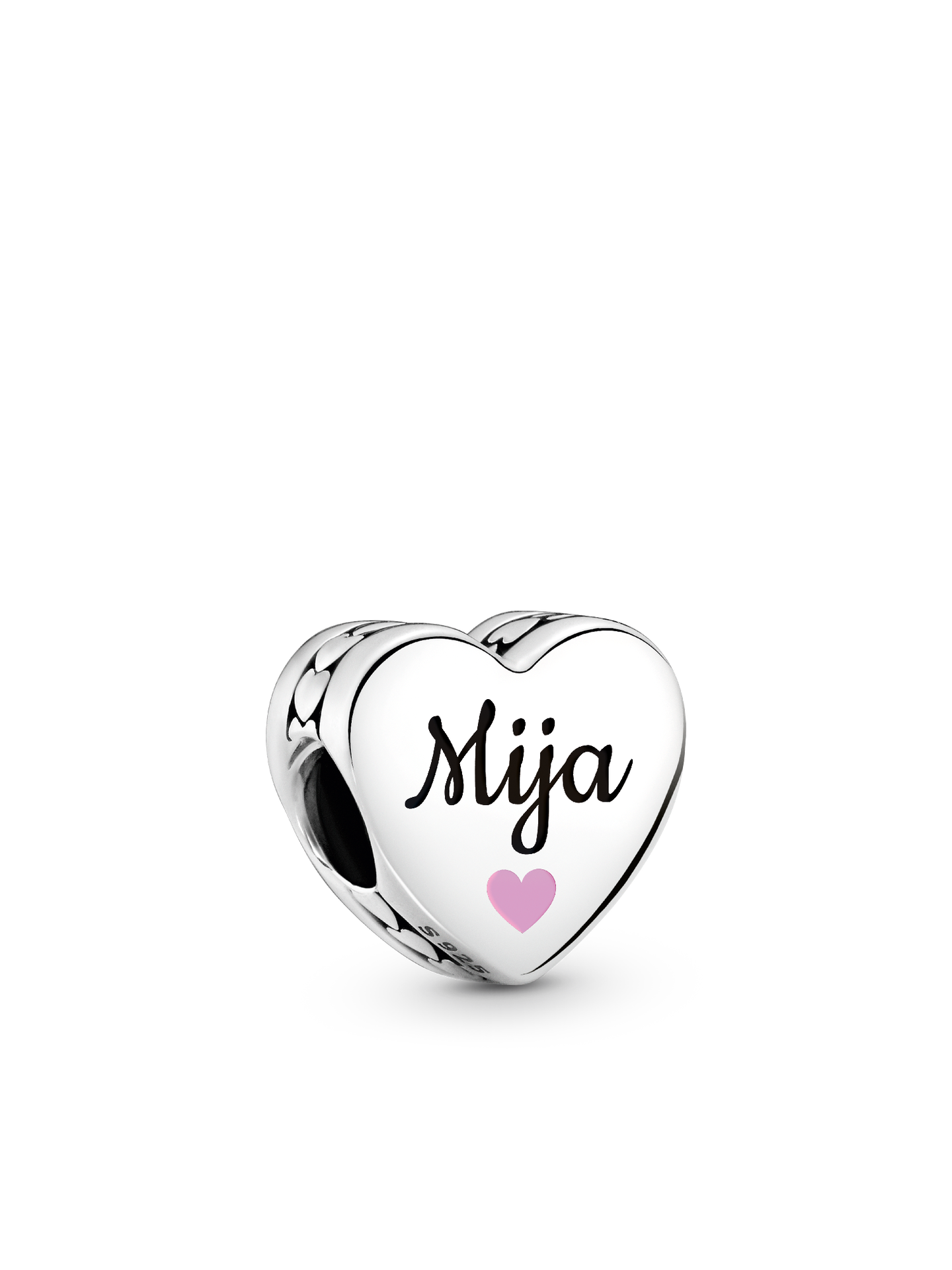 Женский шарм Pandora Mija Heart Charm, цвет: Серебро — фото 1