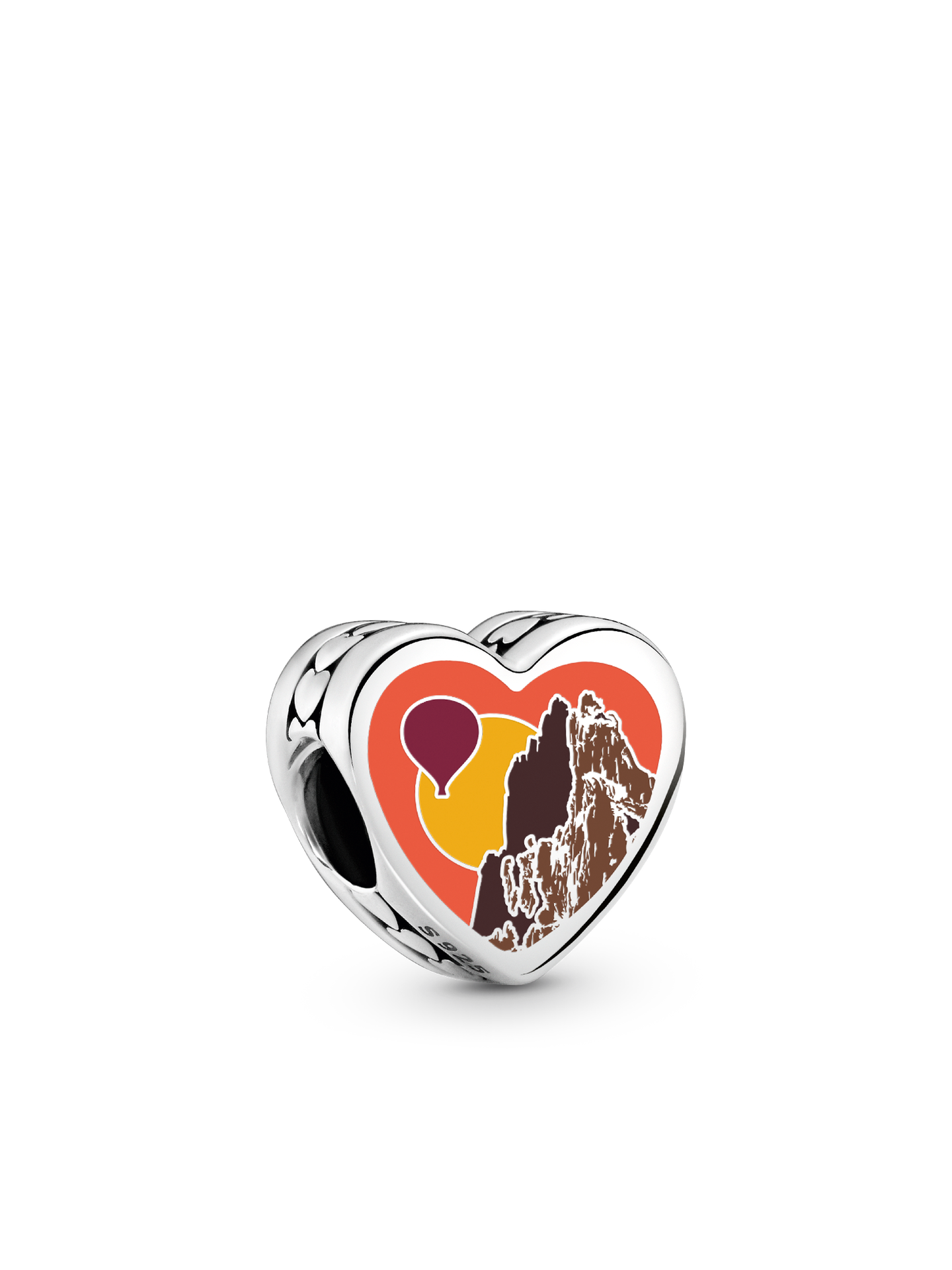 Женский шарм Pandora New Mexico Heart Charm, цвет: Серебро — фото 1