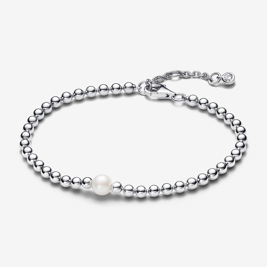 Treated Freshwater Cultured Pearl & Beads Bracelet | Sterling silver |  Pandora US