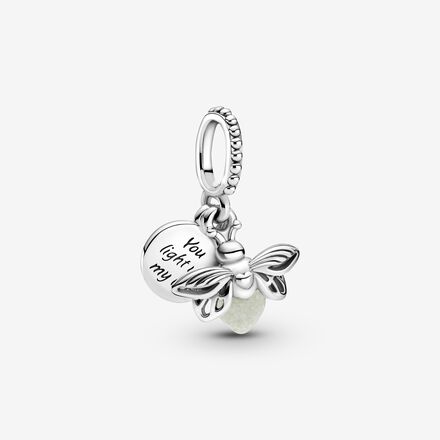 Pandora 925 silver #791365cz Ballerina Piorette Dangle slide charm bead NEW