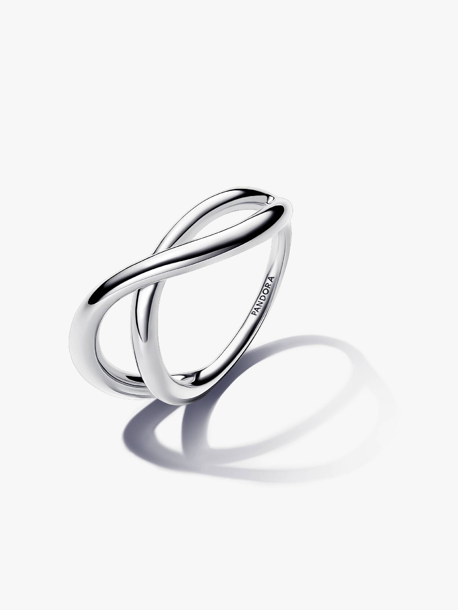 Organically Shaped Infinity Ring