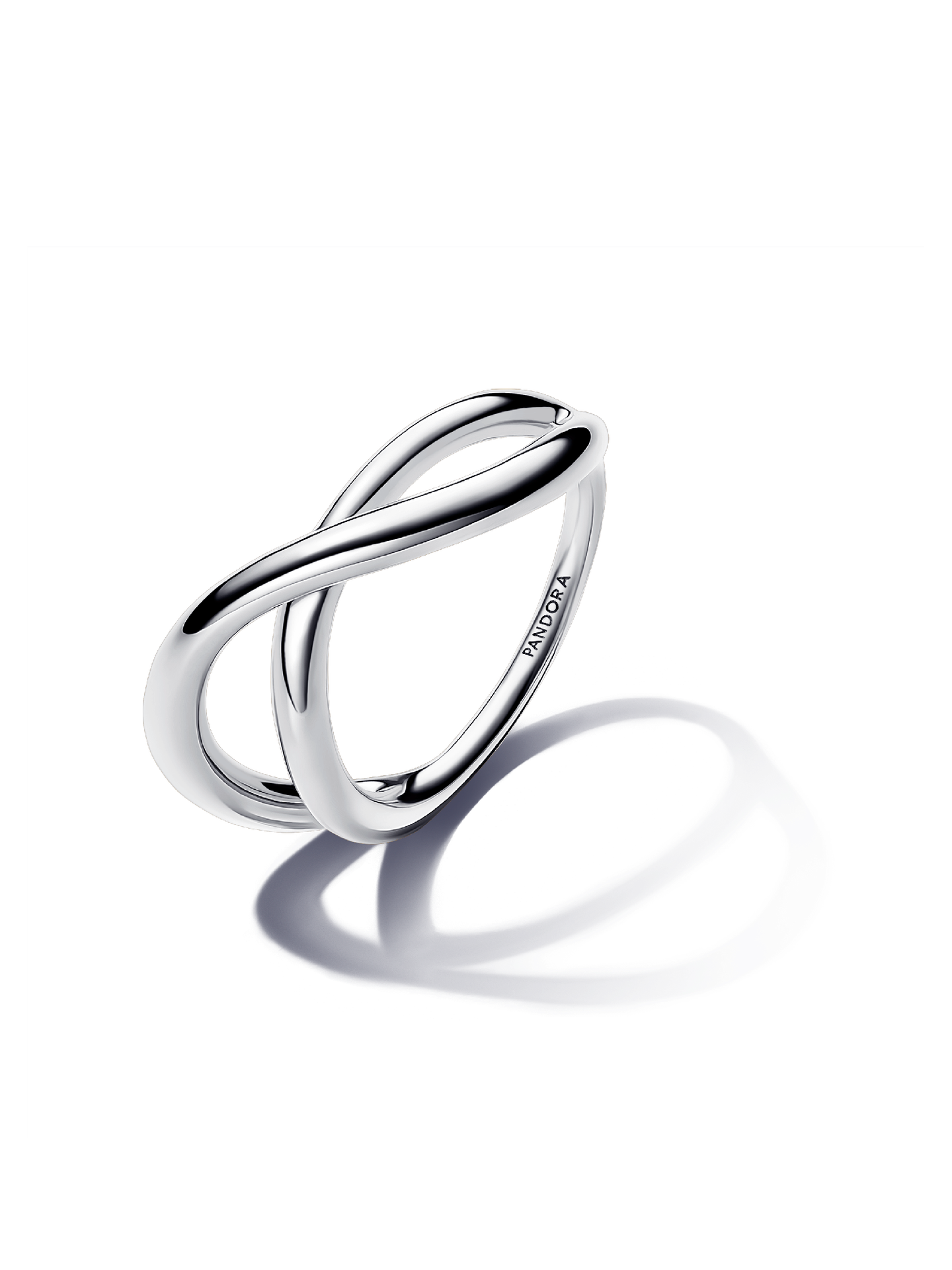 Женское кольцо Pandora Organically Shaped Infinity, Sterling silver, цвет: Серебро — фото 1
