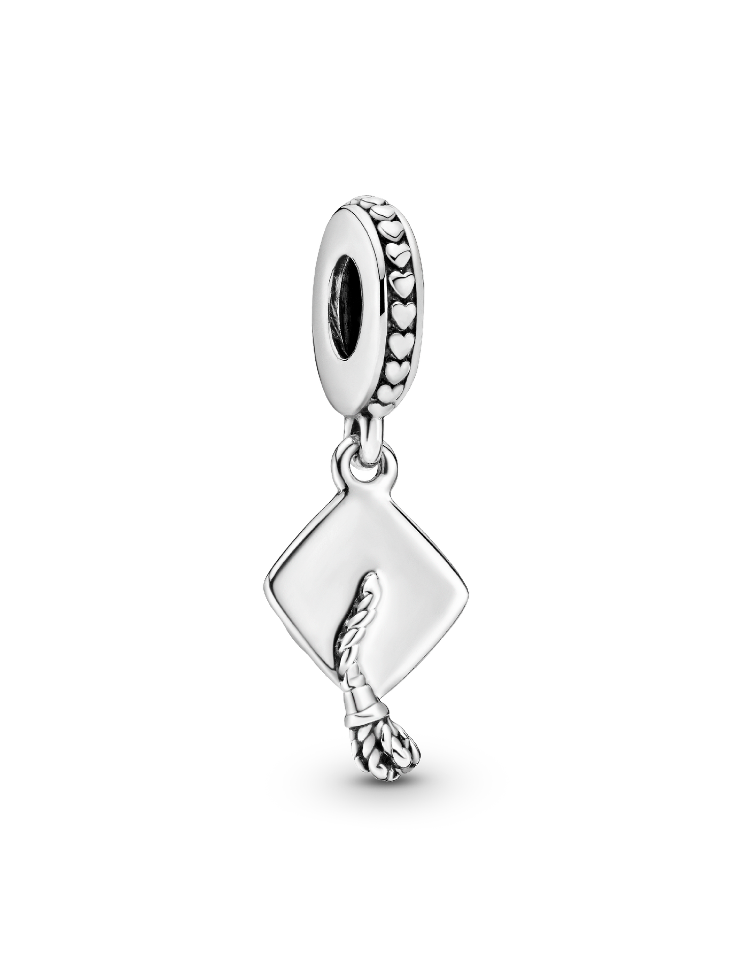 Женская кепка Pandora Graduation Dangle Charm, Sterling silver, цвет: Серебро — фото 1