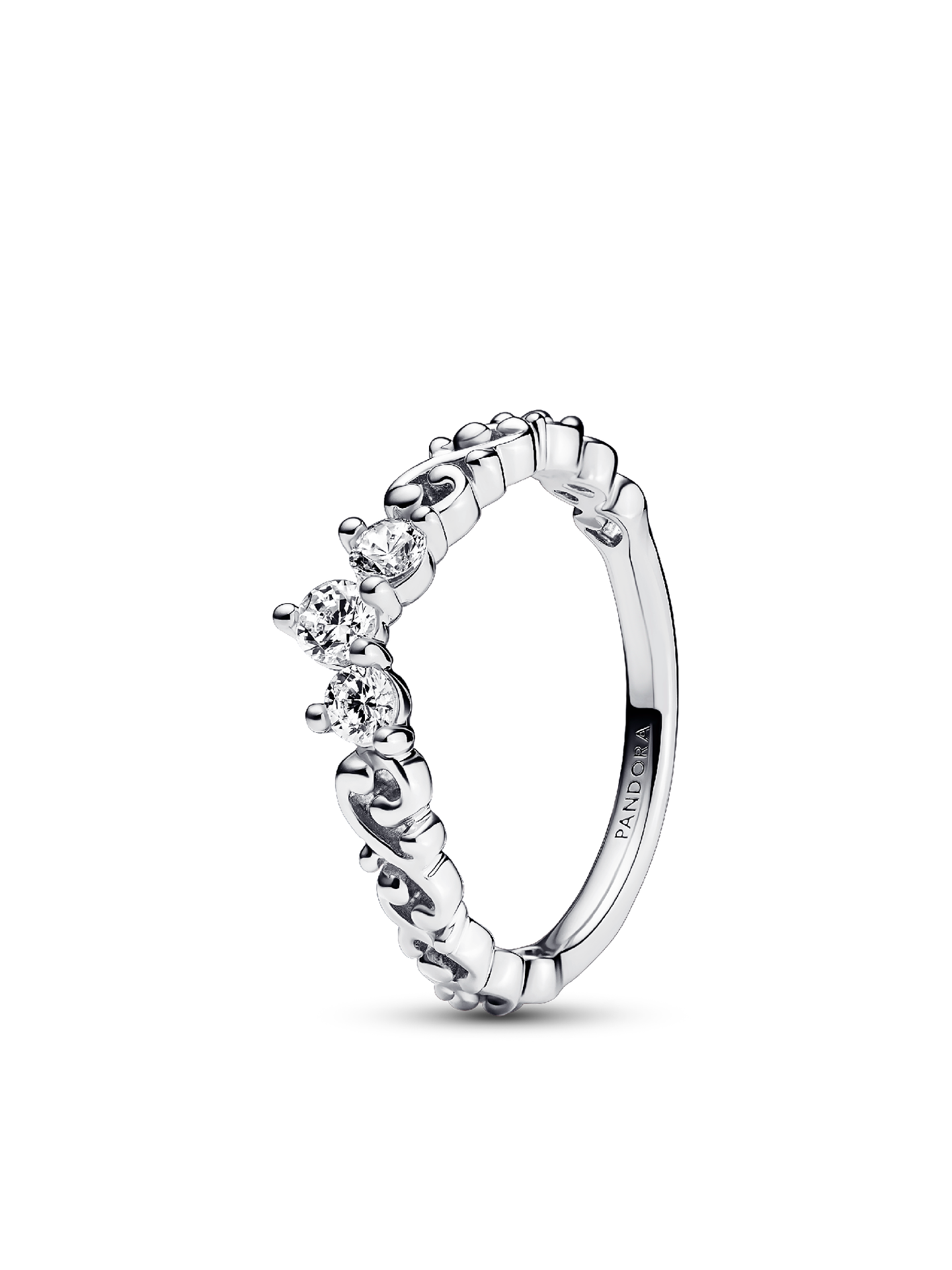 Женское кольцо Pandora Regal Swirl Tiara, Sterling silver, цвет: Серебро — фото 1
