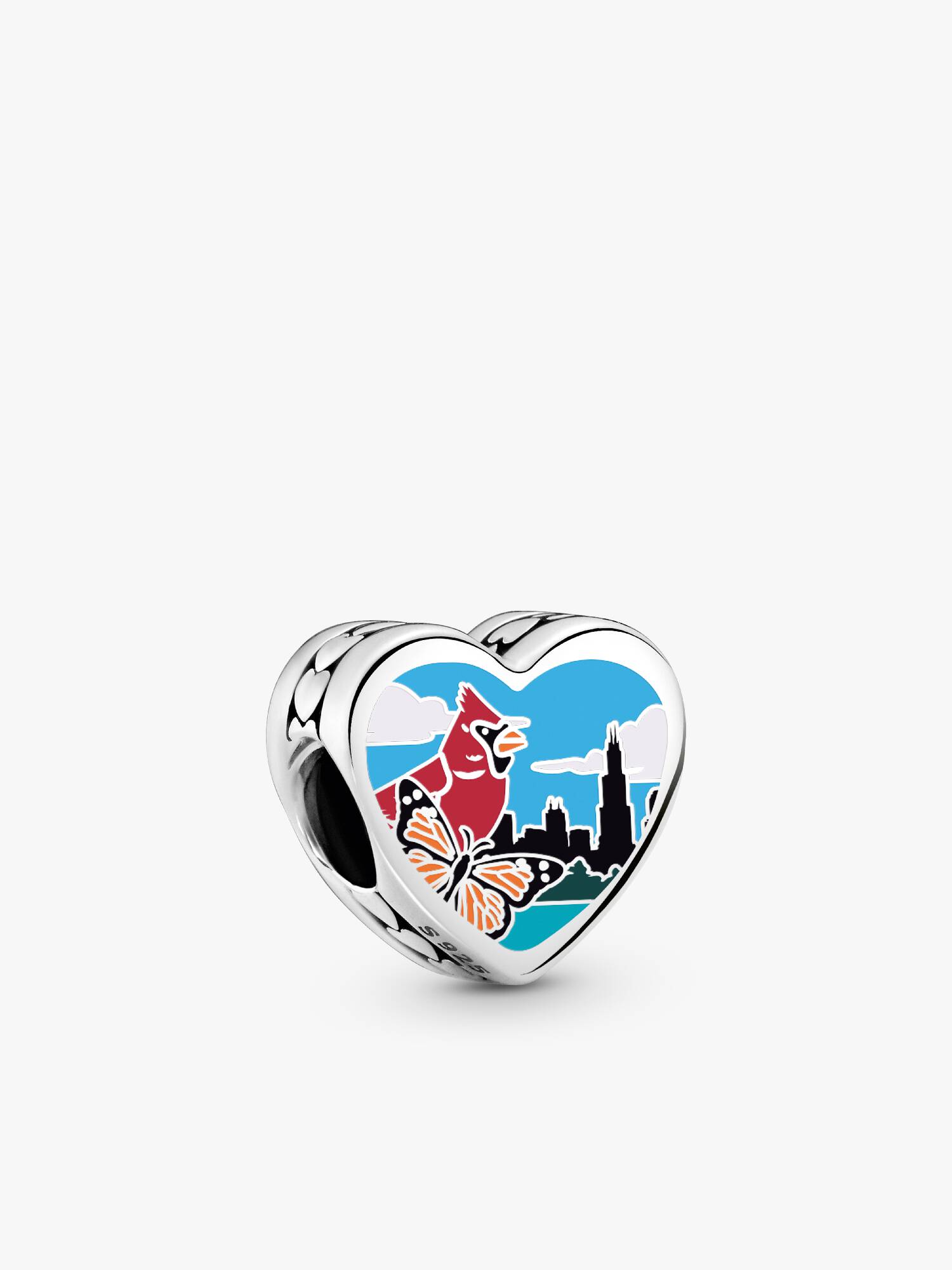 Illinois Heart Charm