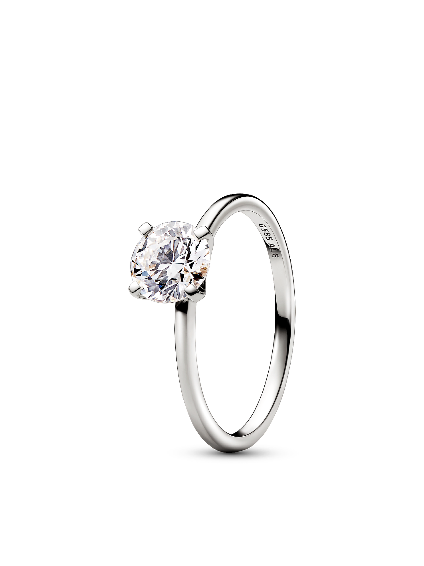 Женские кольца Pandora Era 14k White Gold Lab-grown Diamond #152893C01, цвет: Белое золото — фото 1