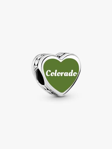 Colorado Heart Charm