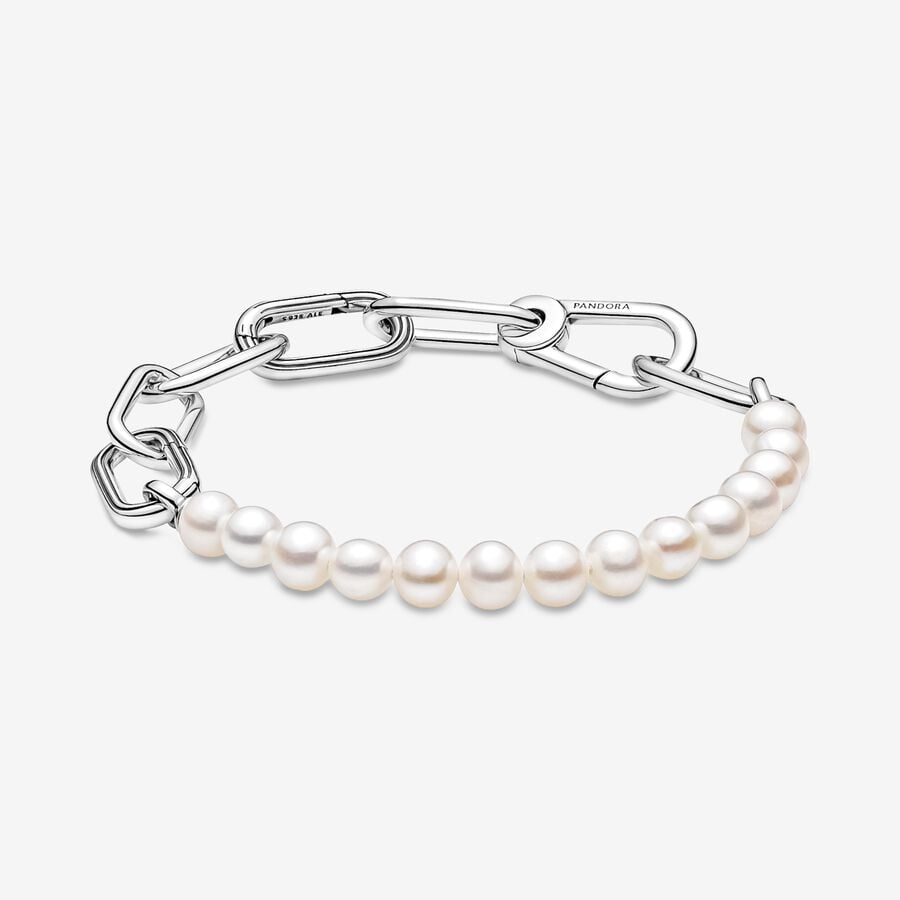 pearl bracelet Pandora ME Treated Freshwater Cultured Pearl Bracelet | Sterling silver |  Pandora US