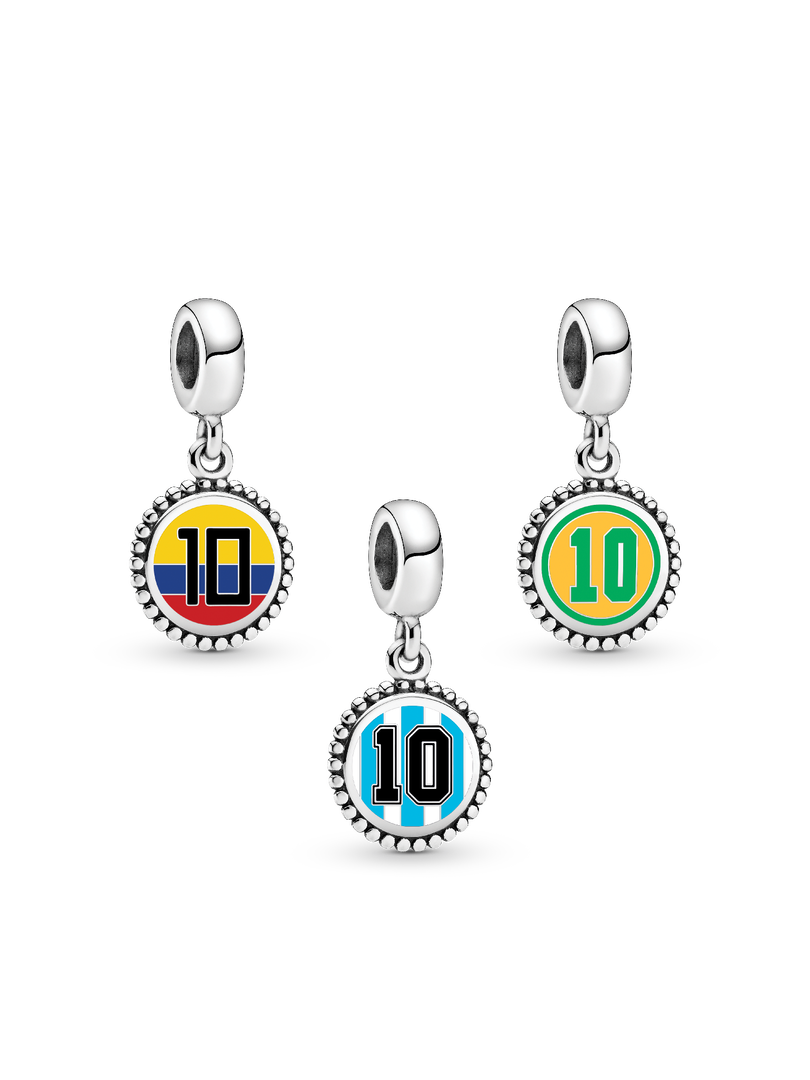 Favorite #10 Soccer Charm Trio