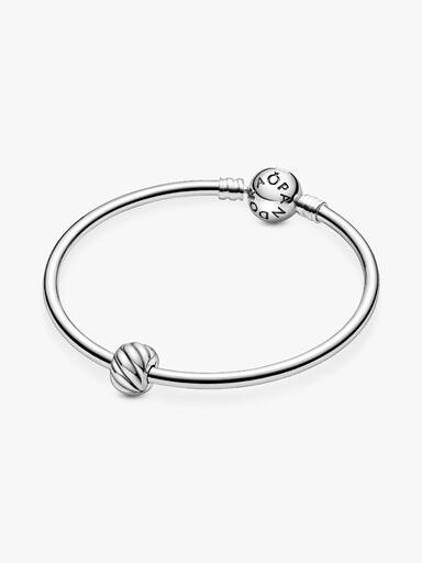 Polished Feathered Clip Charm
