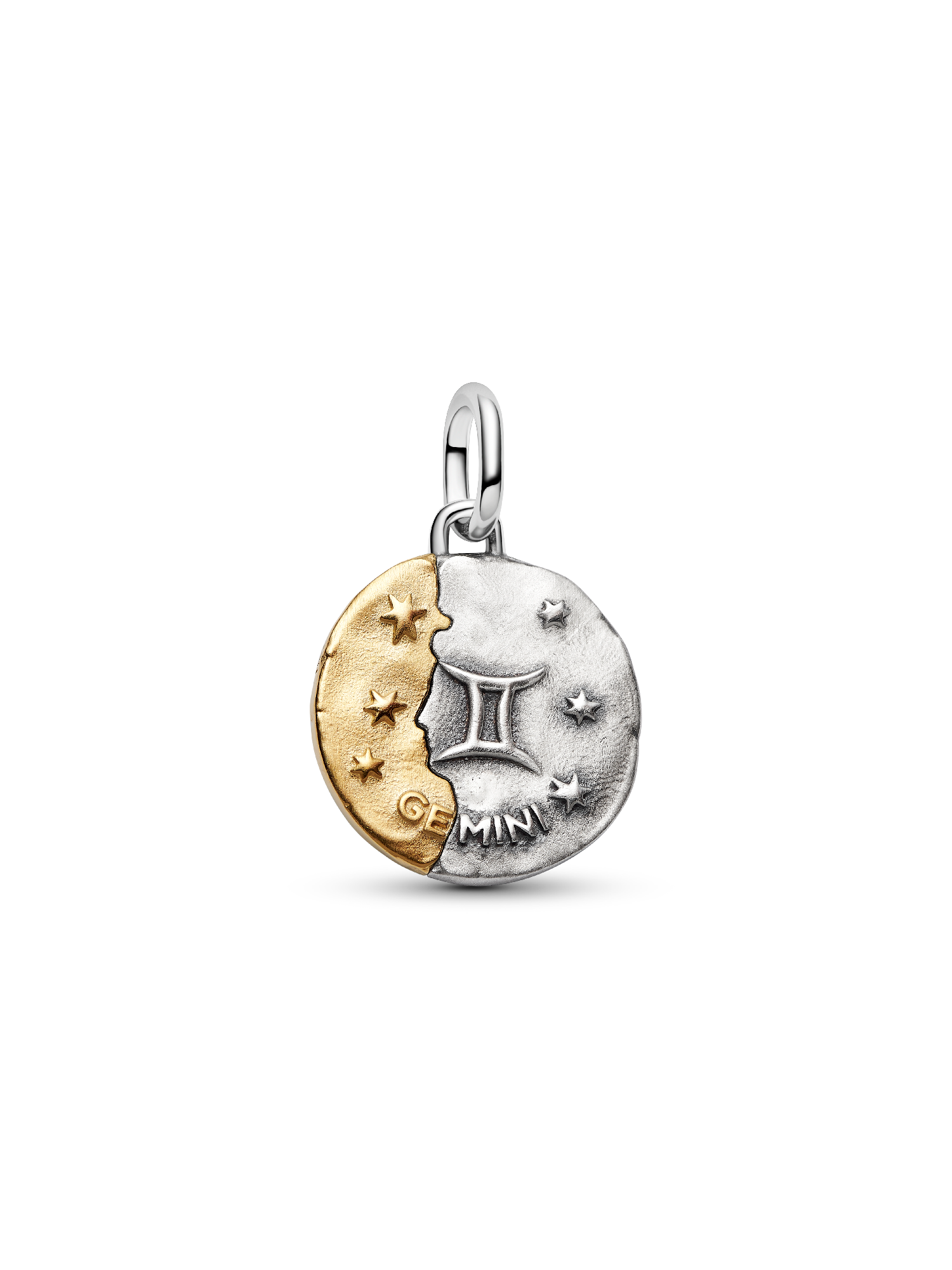 1*時様 Pandora Gemini Zodiac Medallion Charm | Pendant | Two-tone | Pandora US