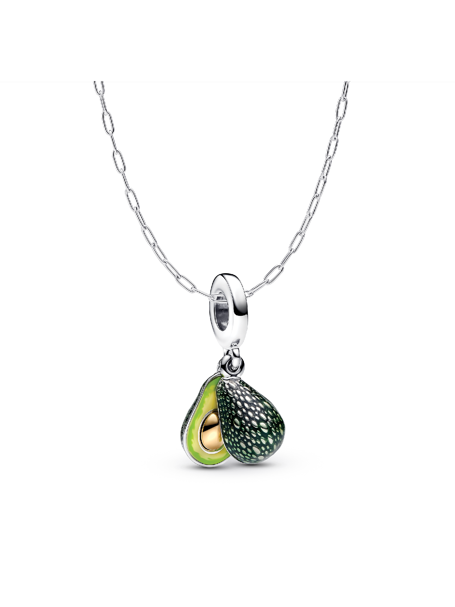 Avocado Dangle Charm Necklace Set