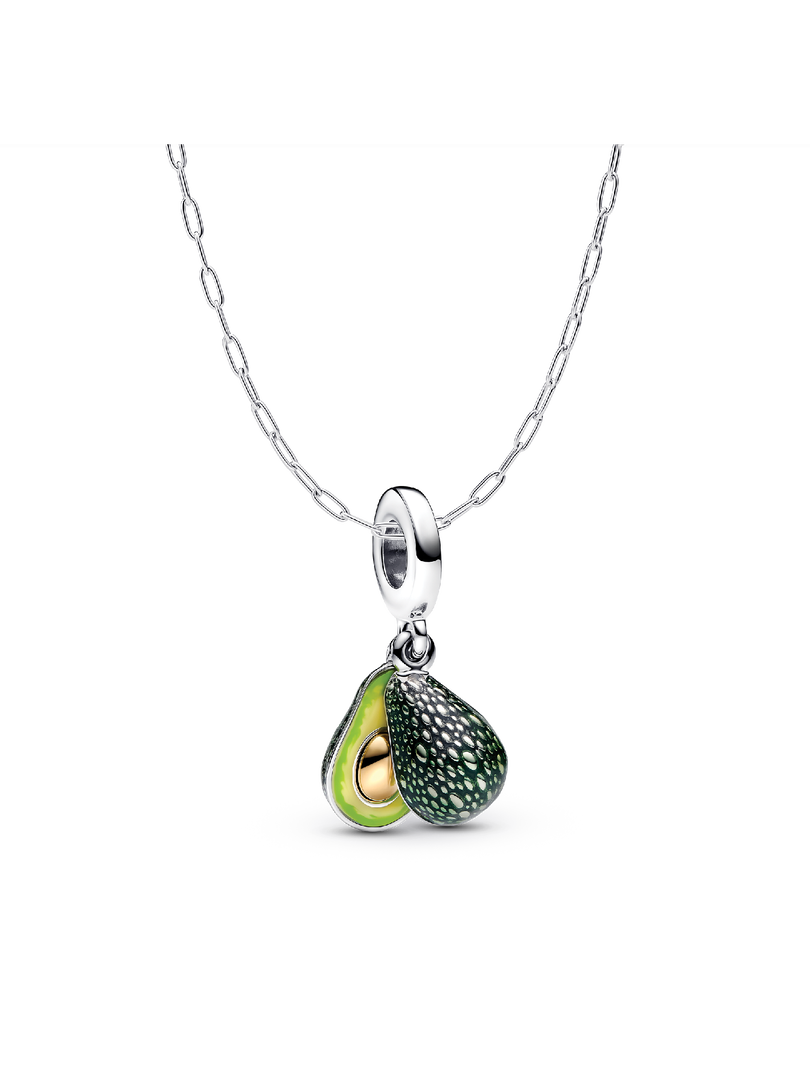 Avocado Dangle Charm Necklace Set