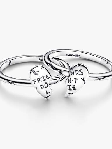 FINAL SALE - Stranger Things Friends Don't Lie Splittable Ring