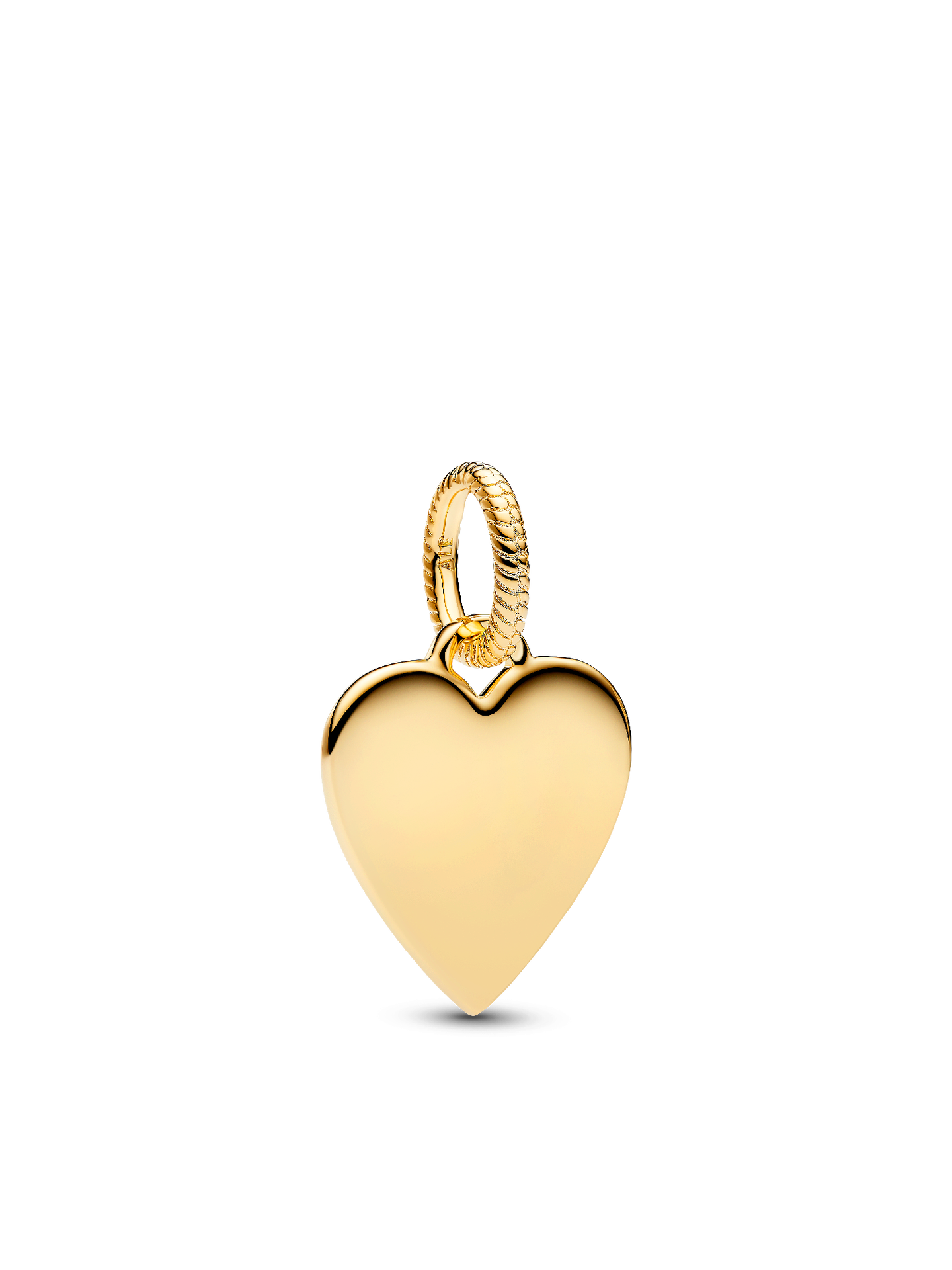 Женская подвеска Pandora Engravable Heart Tag, Gold plated, цвет: Позолоченный — фото 1
