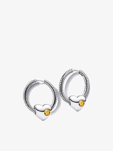 November Charm Earring Set