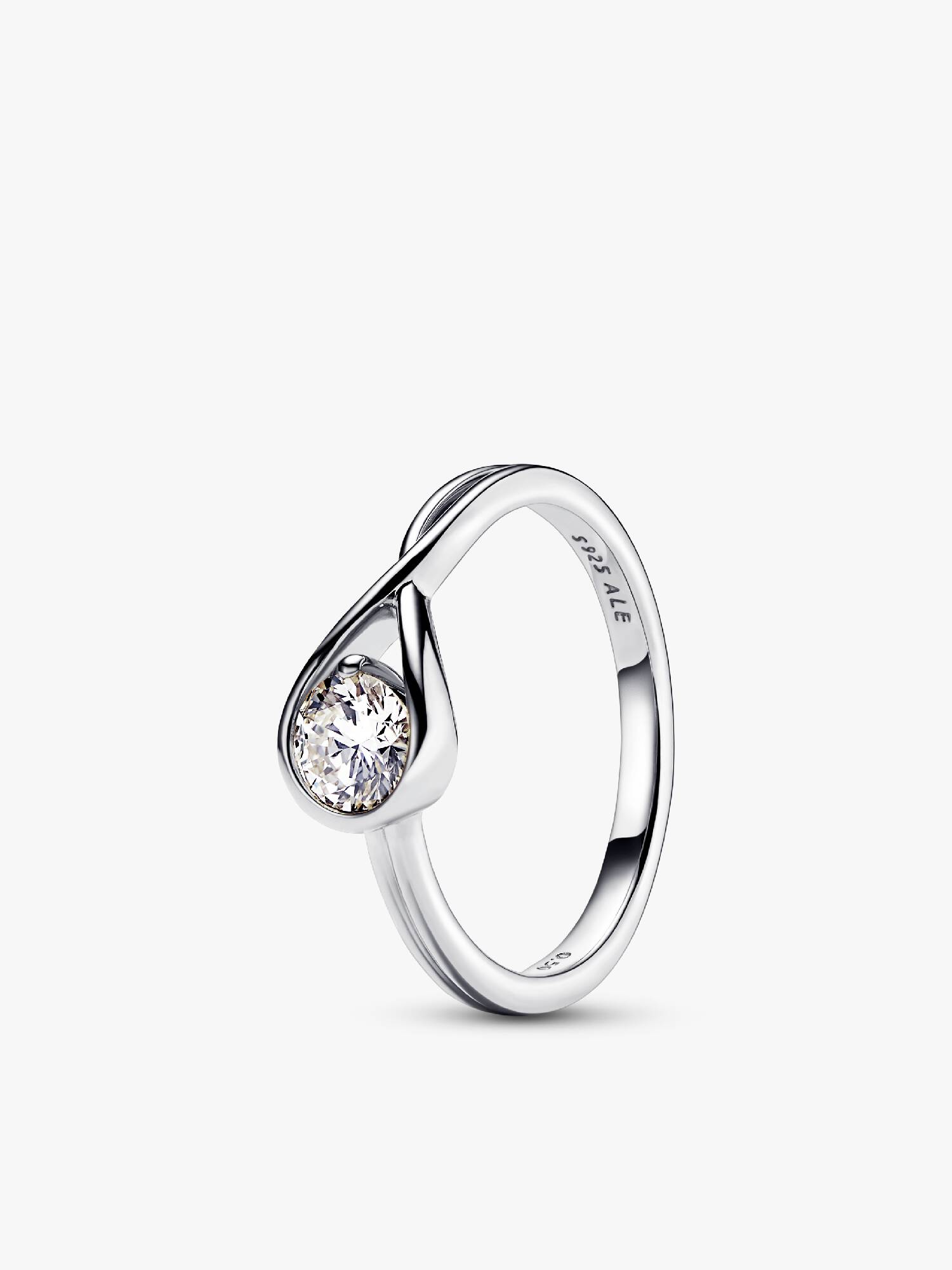 FINAL SALE - Pandora Infinite Sterling Silver Lab-grown Diamond Ring