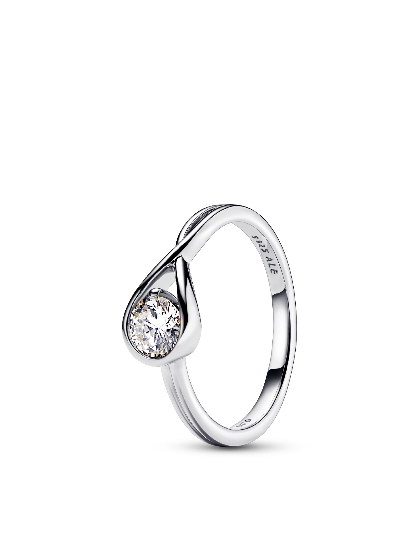 Женские кольца Pandora Infinite Sterling Silver Lab-grown Diamond #199445C01, цвет: Серебро — фото 1