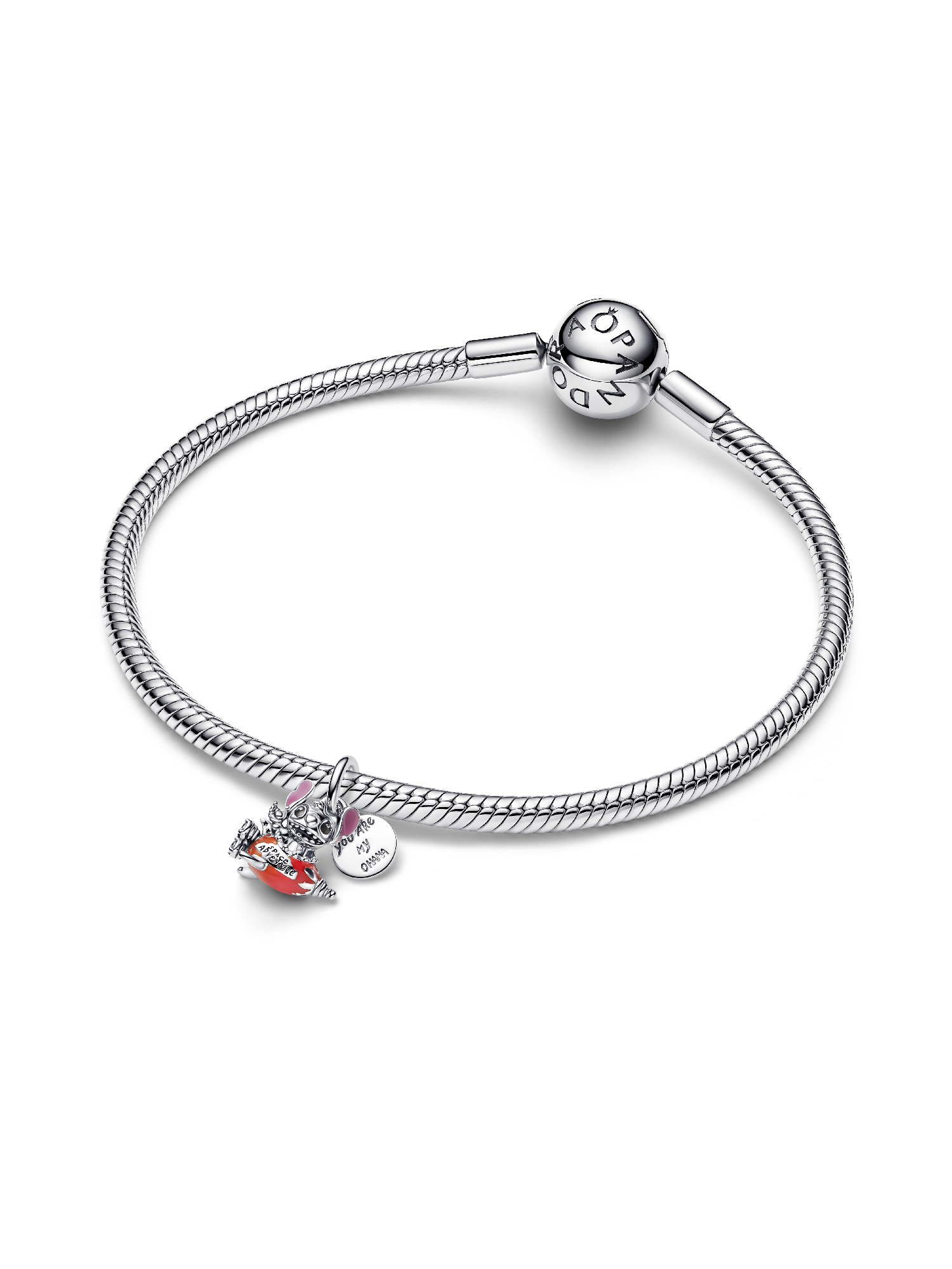 Disney Stitch Rocket Ship Dangle Charm