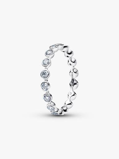 Pandora Era Lab-Grown Diamonds 14k White Gold Eternity Ring