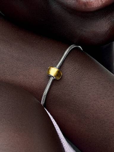 FINAL SALE - Golden Mini Murano Glass Charm