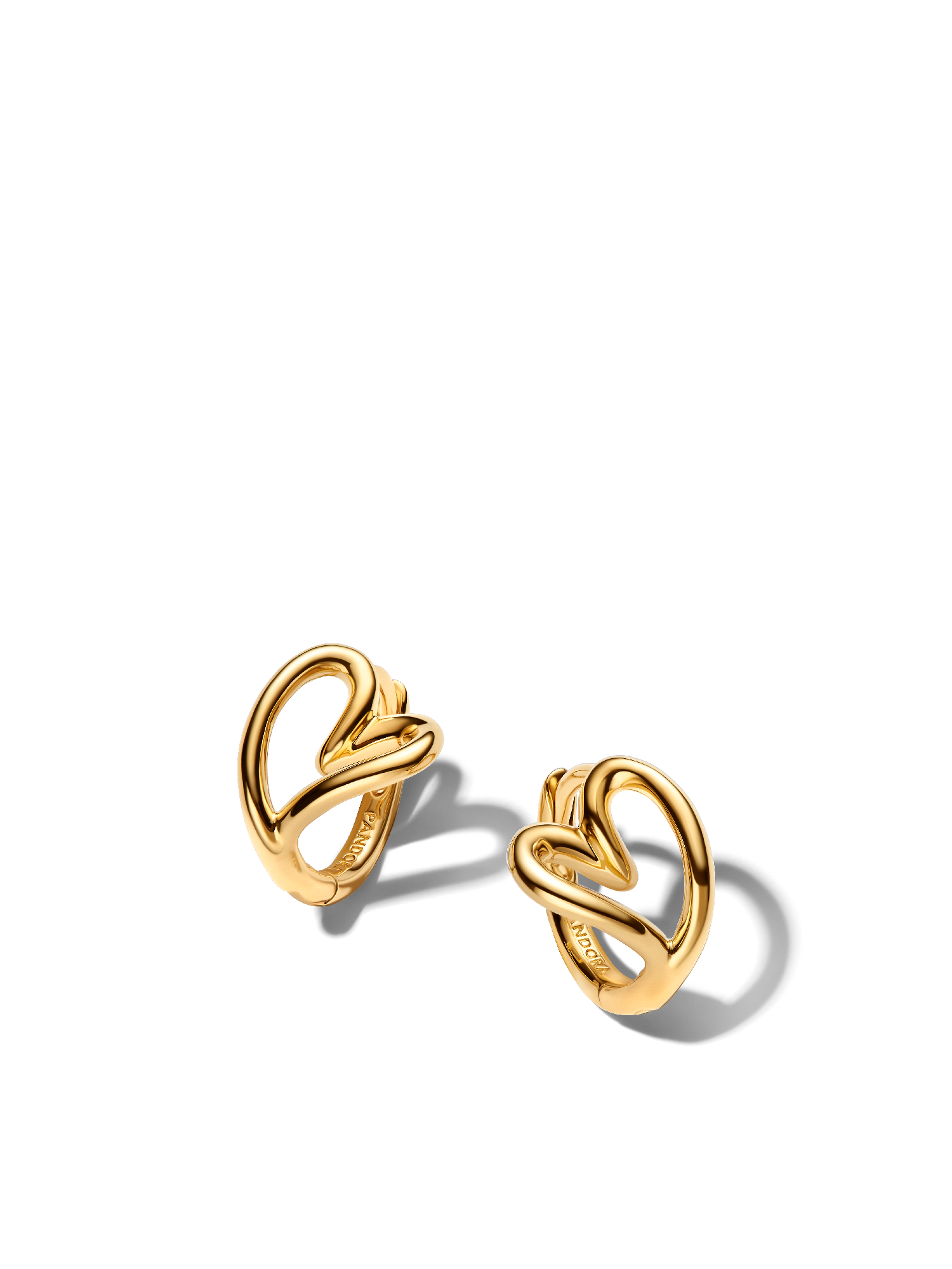 Organically Shaped Hearts Earring Stack