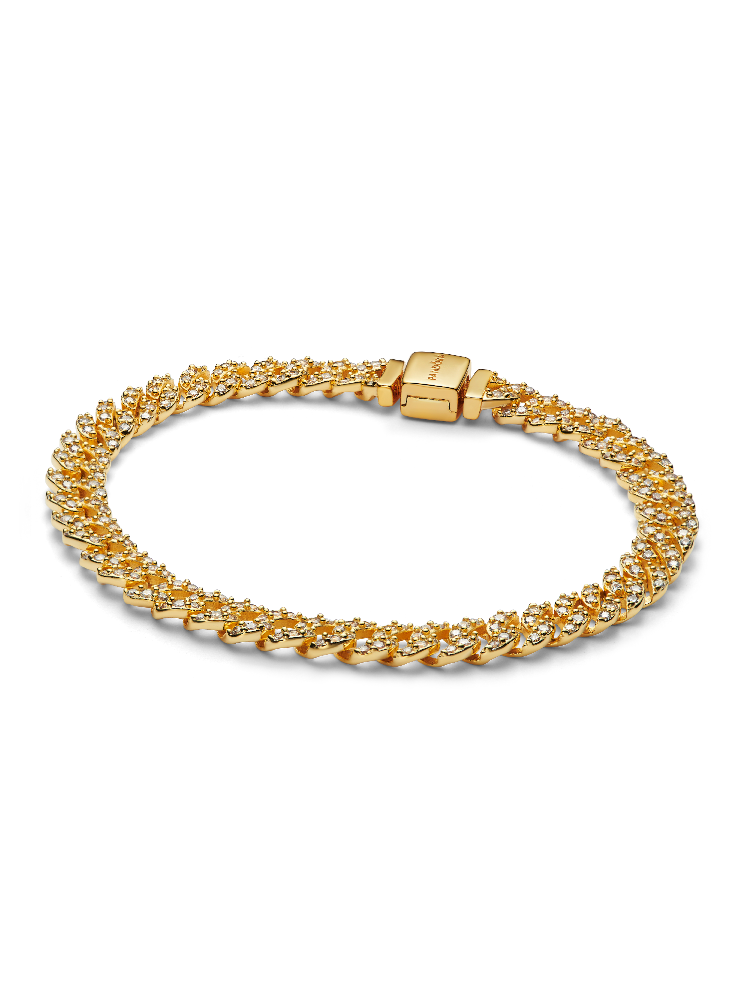 Pavé Cuban Chain Bracelet