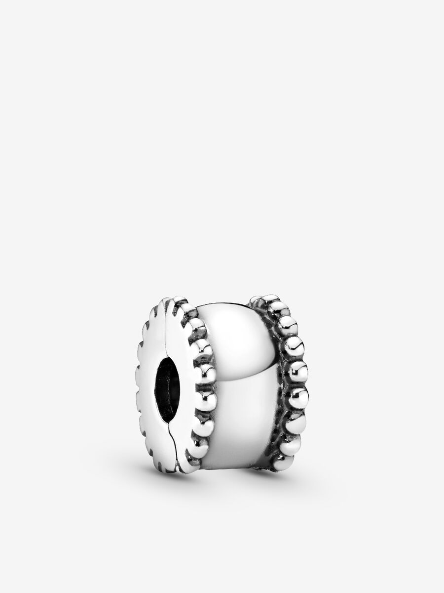 Beaded Round Clip Charm