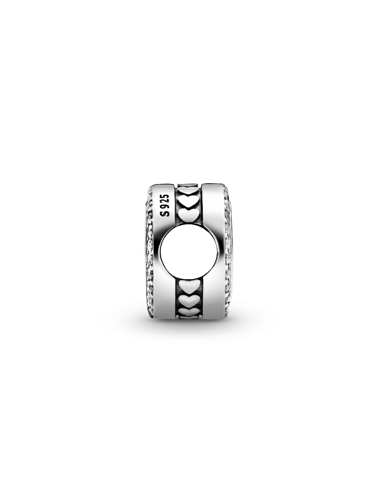 Engravable Sparkling Button Charm