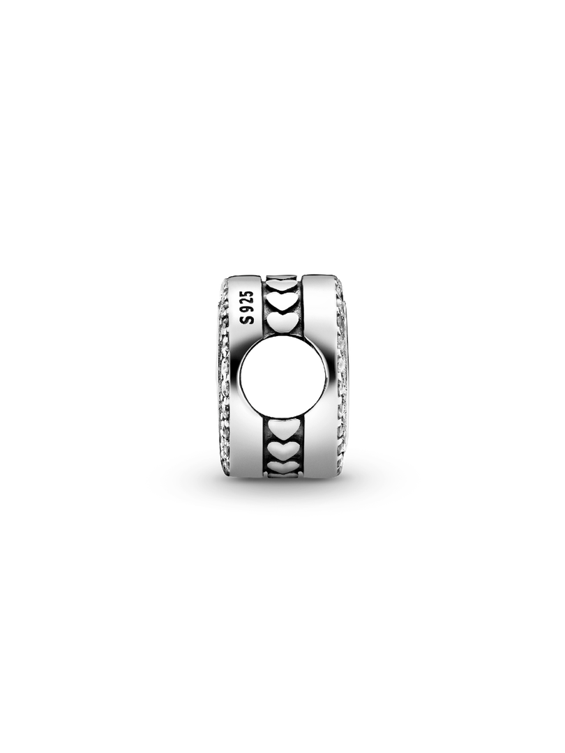 Engravable Sparkling Button Charm