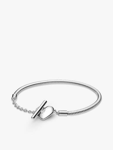 Happy Birthday Balloon T-Bar Heart Bracelet Set