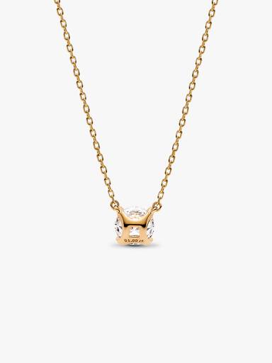 Pandora Era 14k Gold Lab-grown Diamond Pendant Necklace