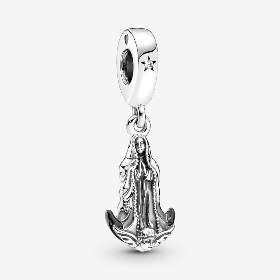 Lover Sommerhus haj Virgin of Guadalupe Motif Dangle Charm | Sterling silver | Pandora US