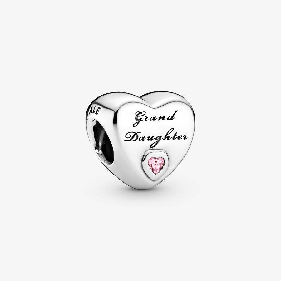 Granddaughter Heart Charm | Sterling | Pandora US