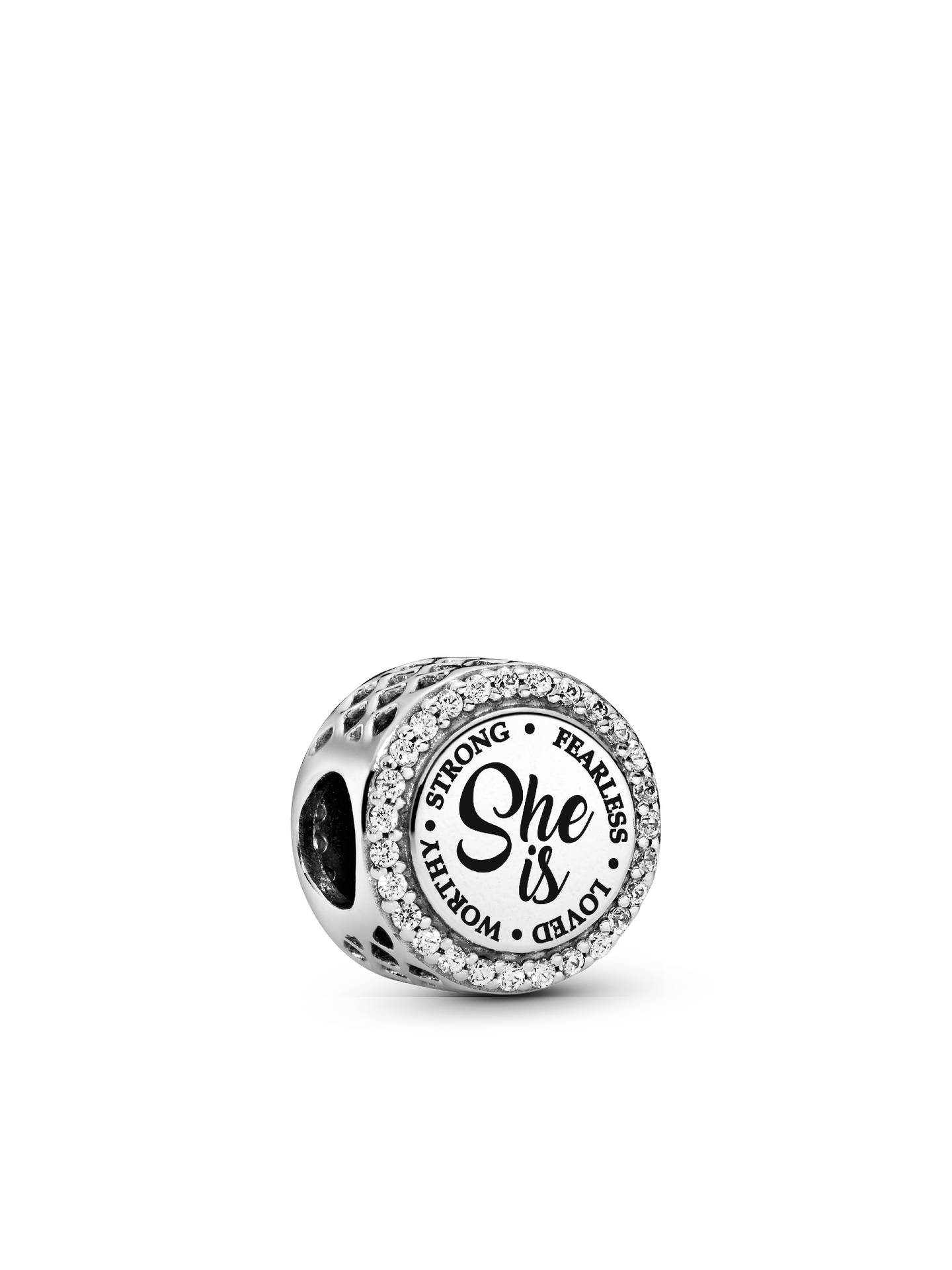 Женский шарм Pandora She Is Heart Charm, цвет: Серебро — фото 1
