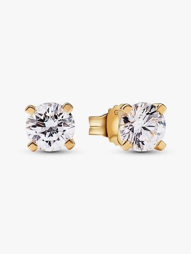 Pandora Era 14k Gold Lab-grown Diamond Earrings