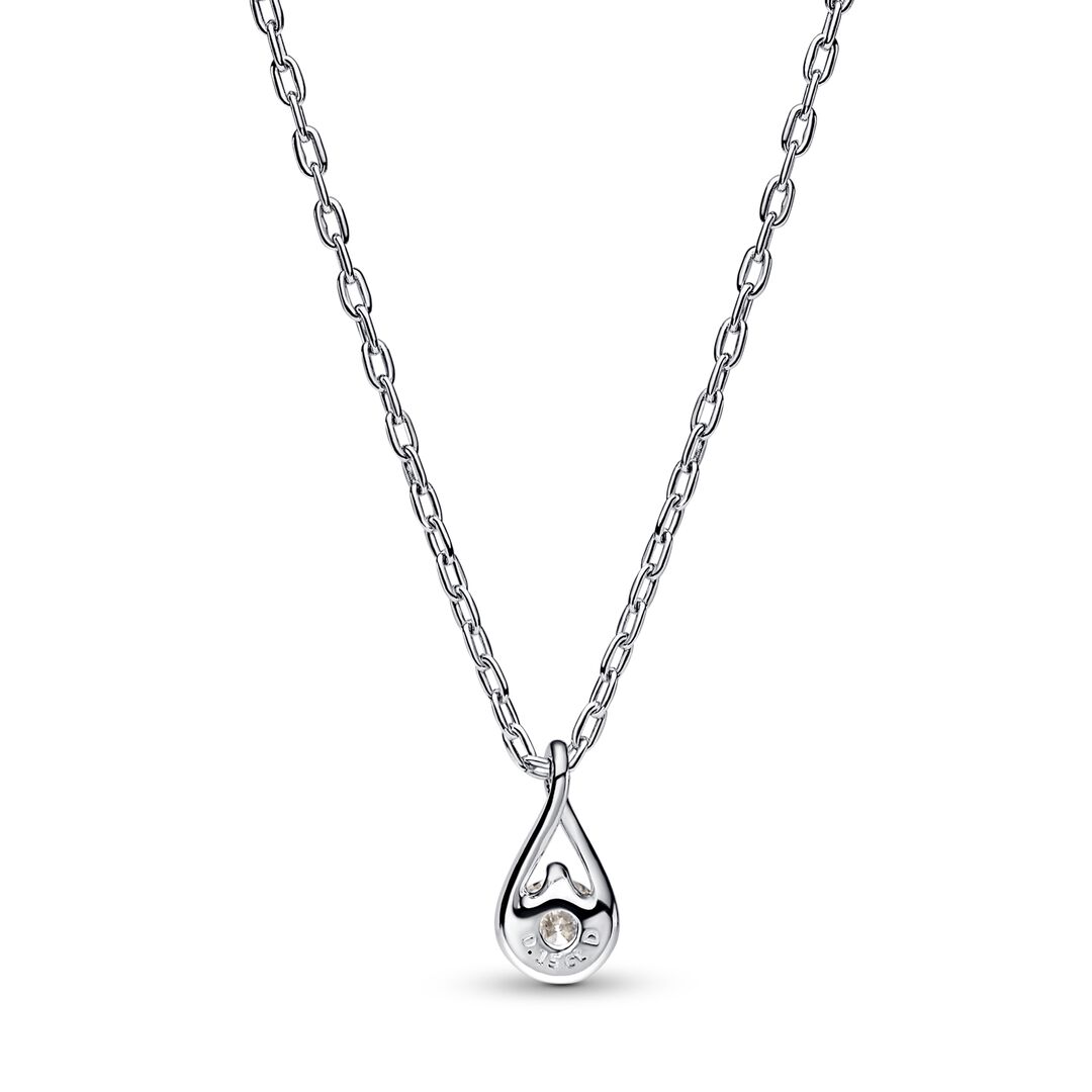 Pandora Infinite Lab-grown Diamond Pendant & Necklace carat tw Sterling Silver