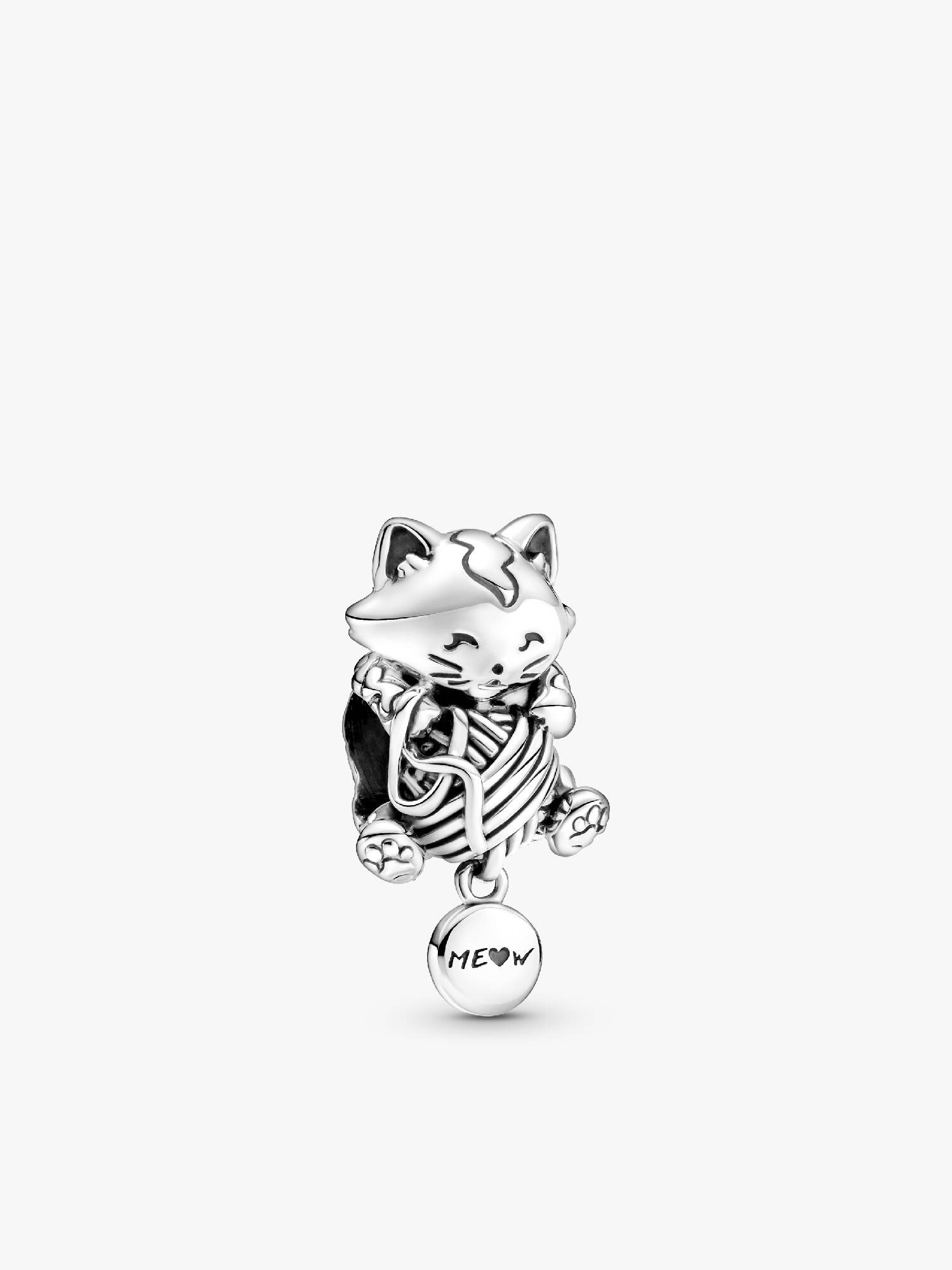 Kitten & Yarn Ball Charm
