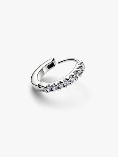 Pandora Era Lab-Grown Diamond Pavé Hoop Earrings