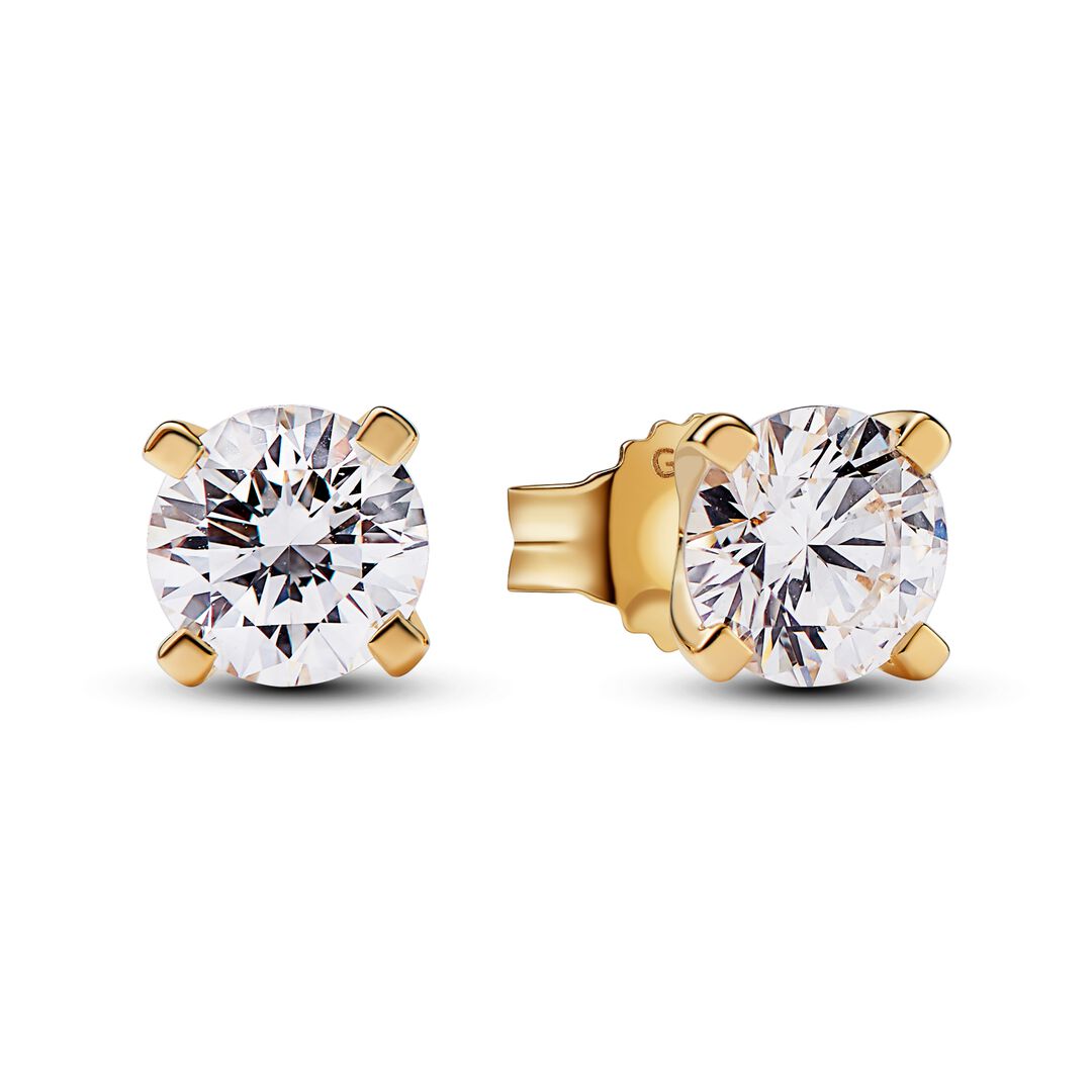 Pandora Era Lab-grown Diamond Pendant Necklace and Earring Set 2.00 carat tw 14k Gold