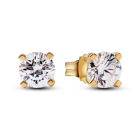 Pandora Era Lab-grown Diamond Stud Earrings 1.00 carat tw 14k Gold