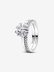 Sparkling Lucky Clover Splittable Ring Sparkling Lucky Clover Splittable Ring