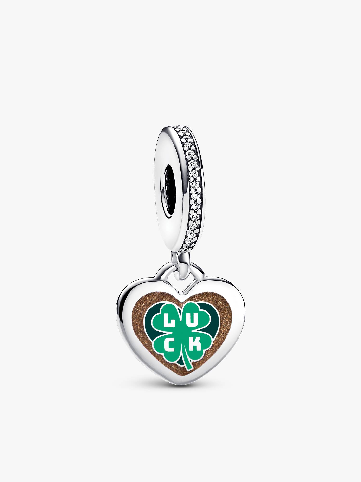 Clover Good Luck Dangle Charm