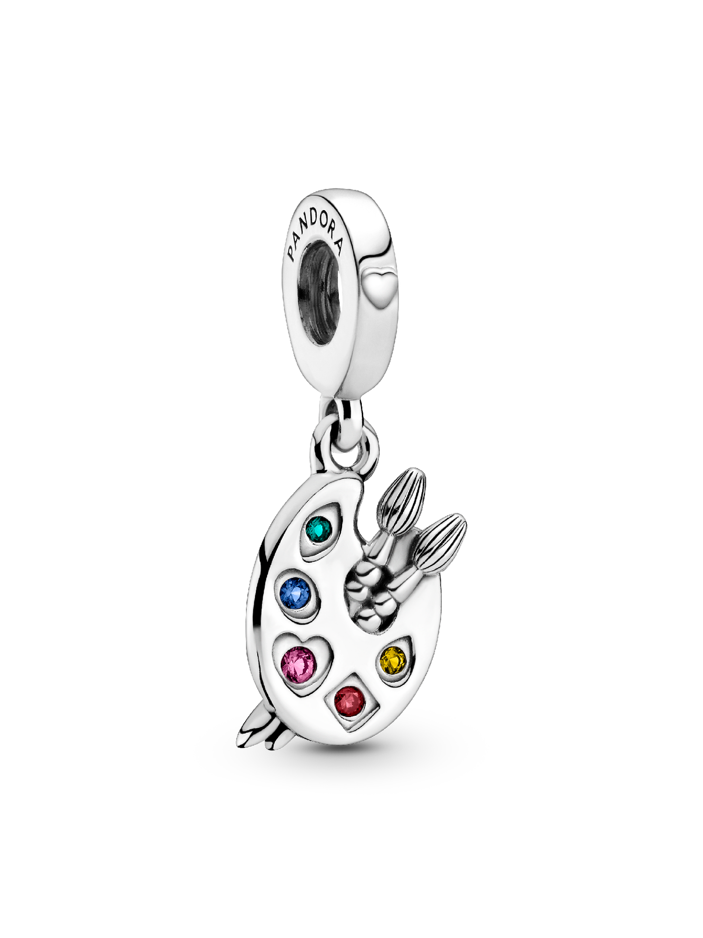 Женский шарм Pandora Artist's Palette Dangle Charm, цвет: Серебро — фото 1