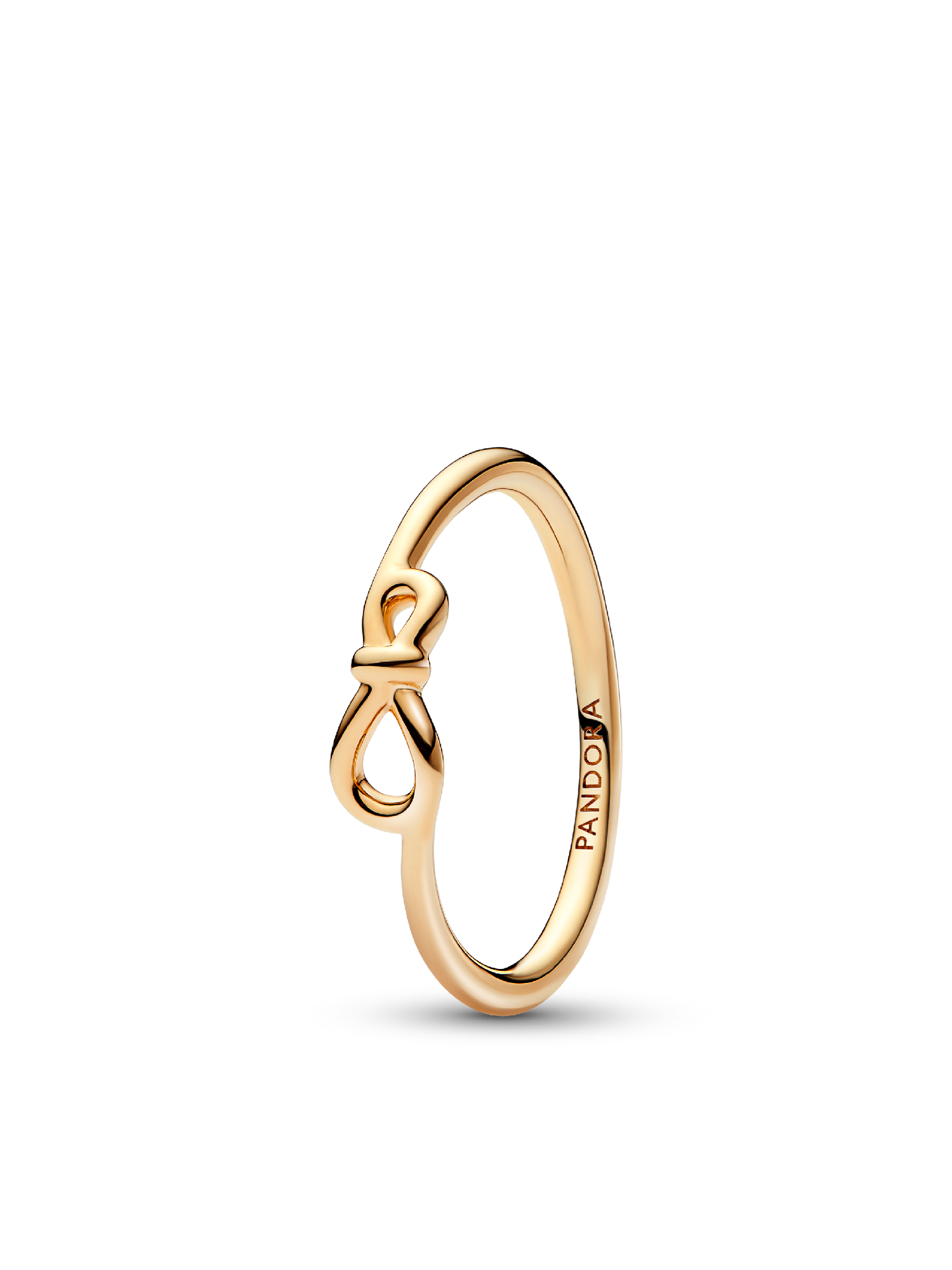 Женское кольцо Pandora Infinity Knot, Gold plated #168898C00, цвет: Позолоченный — фото 1