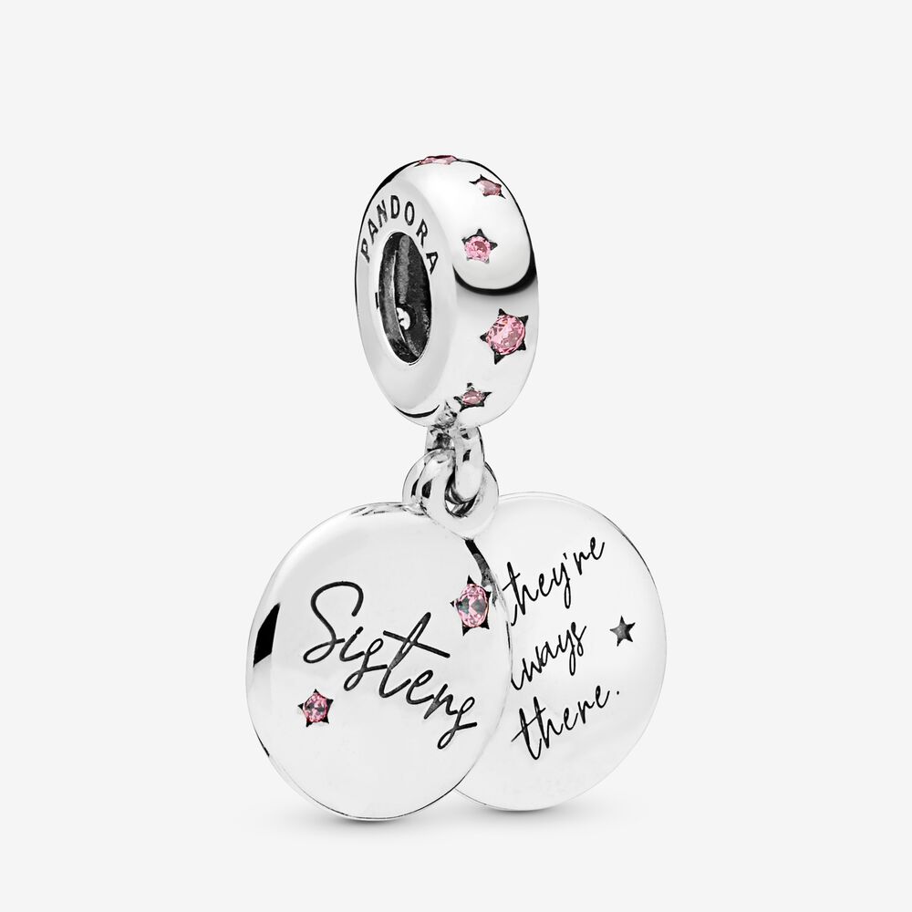 Forever Sisters Dangle Charm | Pandora US | Sterling silver ...