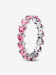 Band of Pink Hearts Ring Band of Pink Hearts Ring