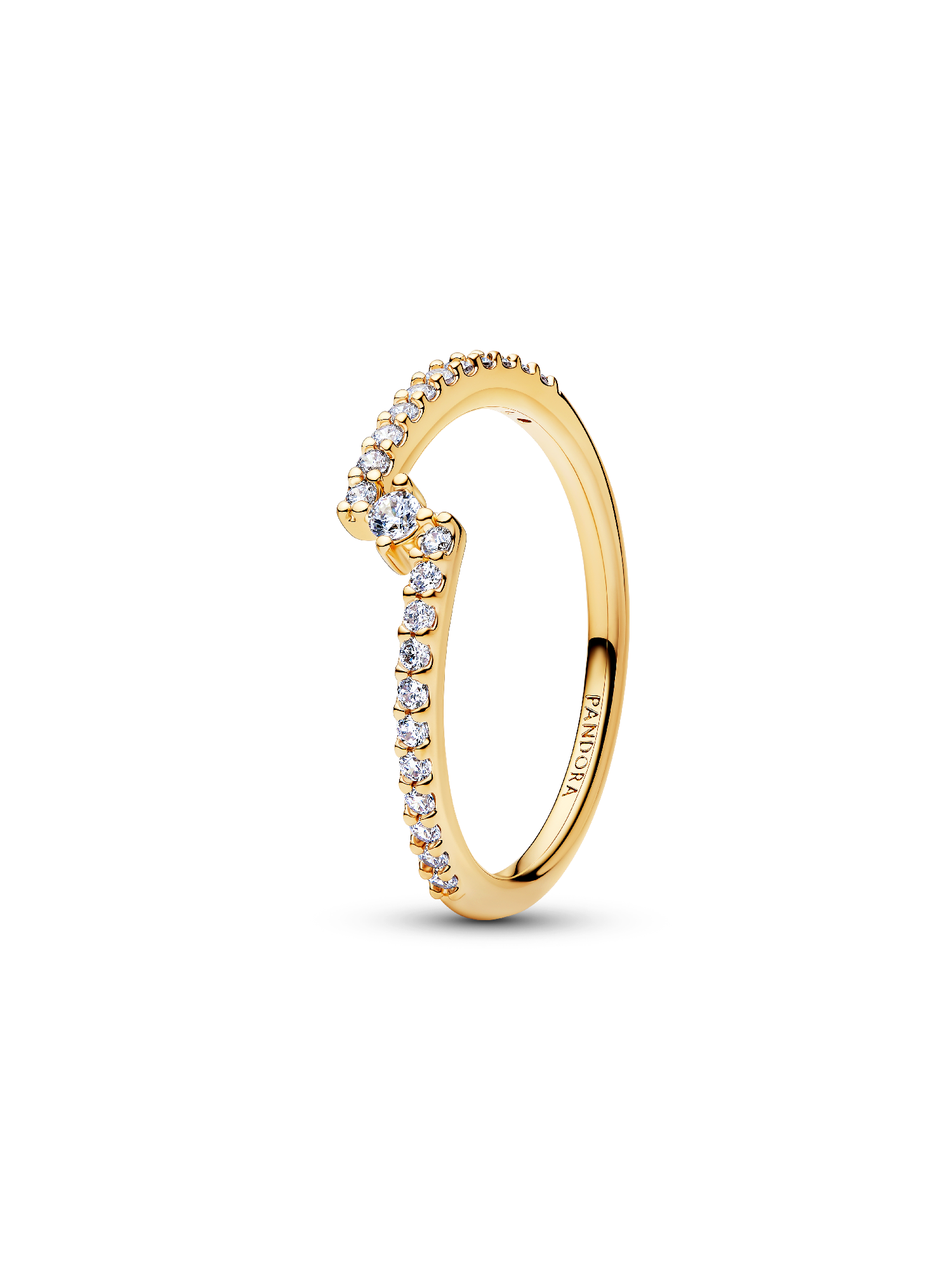 Sparkling Split Pavé Ring