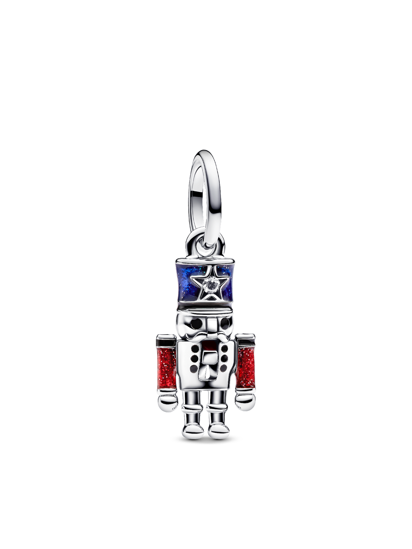 Женский шарм Pandora Moveable Nutcracker Dangle Charm, Sterling silver, цвет: Серебро — фото 1